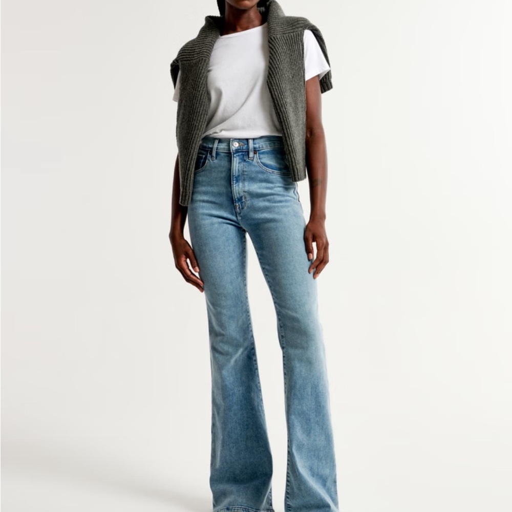 Abercrombie Ultra High Rise Flare